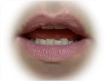 lip position for /h/ mouth position for /h/